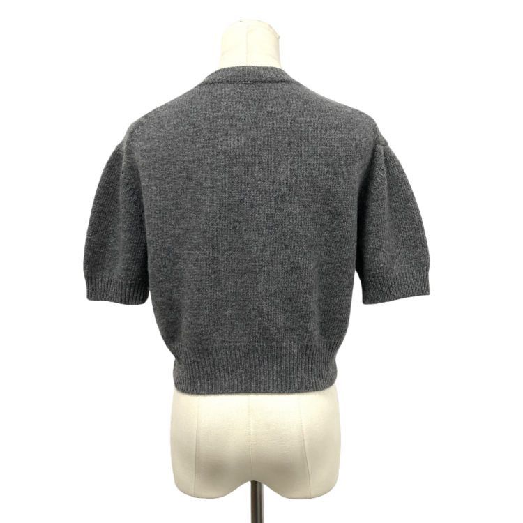 Prada Prada Embroidered Logo Wool Sweater Size M Size US M / EU 48-50 / 2 - 2 Thumbnail