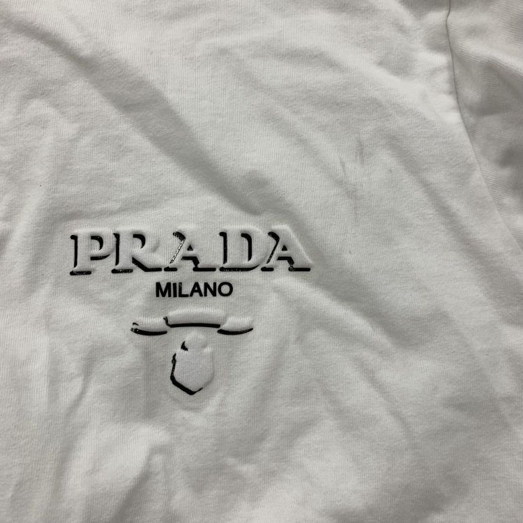 Prada Prada Logo Short Sleeve T-Shirt Size XL Size US XL / EU 56 / 4 - 9 Thumbnail