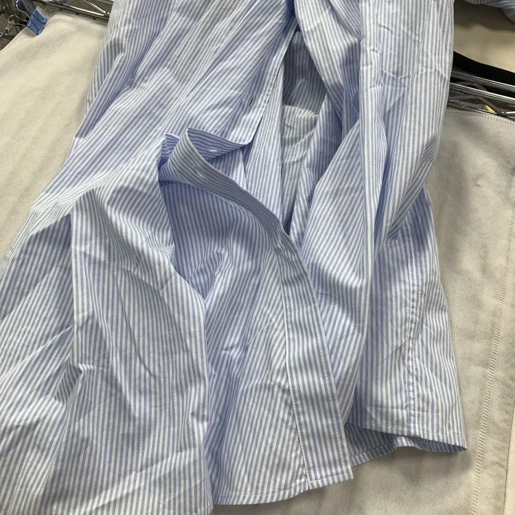 Prada Prada Striped Cotton Shirt Midi Dress 36 Size XS / US 0-2 / IT 36-38 - 8 Thumbnail