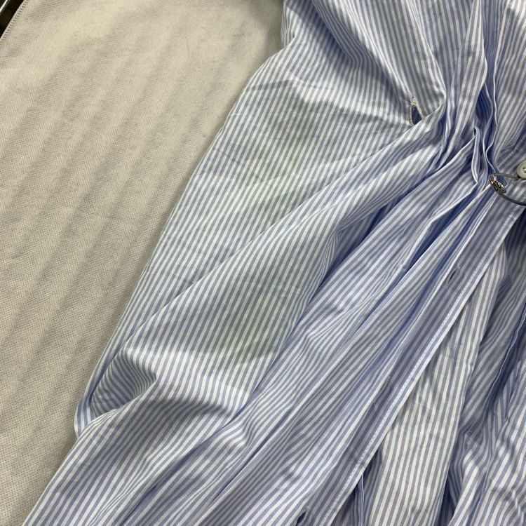 Prada Prada Striped Cotton Shirt Midi Dress 36 Size XS / US 0-2 / IT 36-38 - 7 Thumbnail