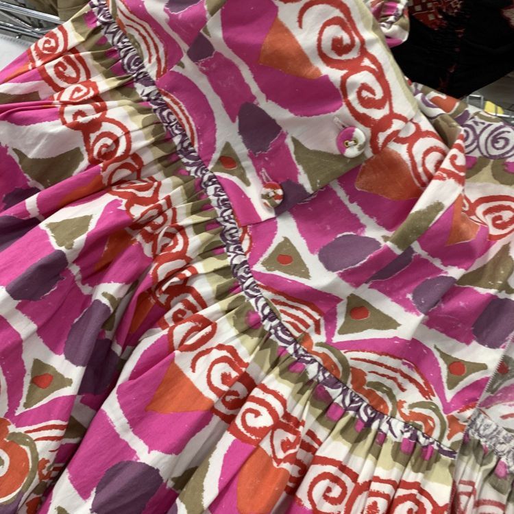 Prada Prada Pink Patterned Mini Dress Size 40 Size S / US 4 / IT 40 - 9 Thumbnail