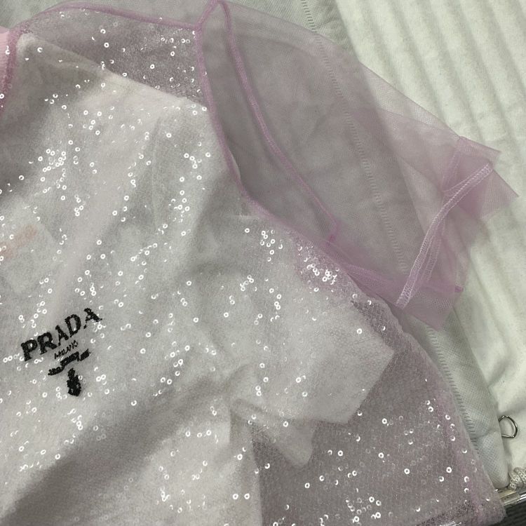 Prada Prada Sequined Layered T-Shirt Size M Size M / US 6-8 / IT 42-44 - 7 Thumbnail