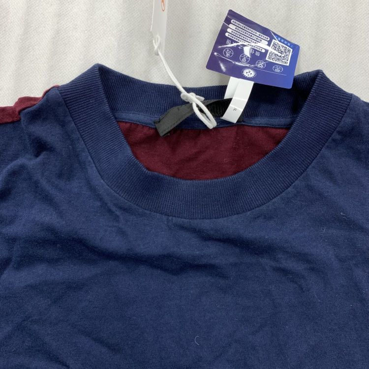 Prada Prada Blue Burgundy Contrast Sleeve Long Sleeve Top M Size US M / EU 48-50 / 2 - 7 Thumbnail