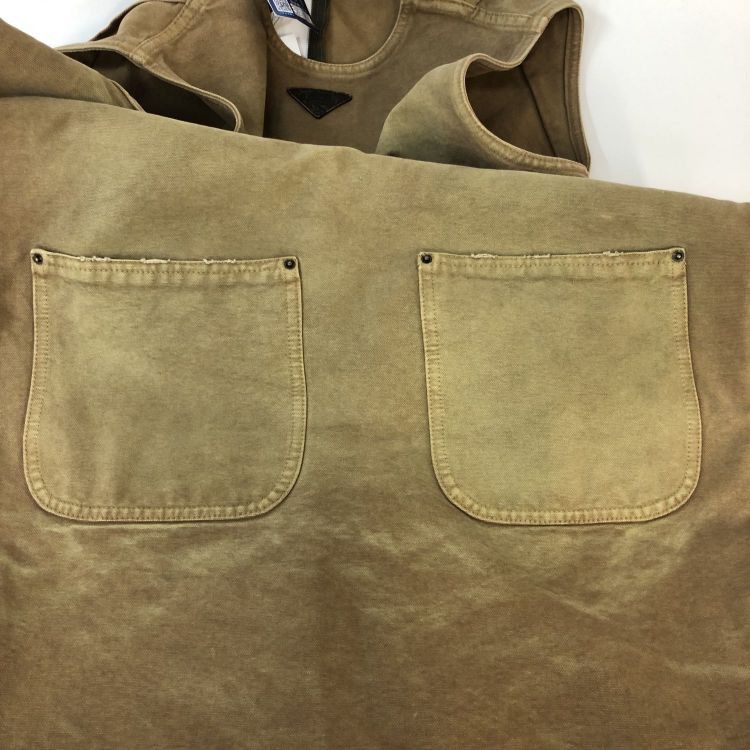 Prada Prada Tan Cotton Utility Dress Size 38 Size XS / US 0-2 / IT 36-38 - 12 Thumbnail