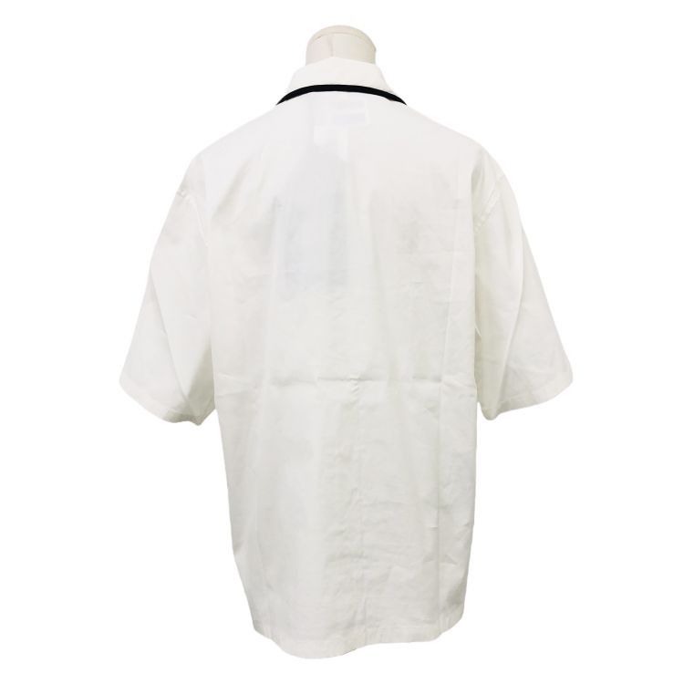 Prada Prada White Logo Button Up Shirt Size 38 Size XS / US 0-2 / IT 36-38 - 2 Thumbnail