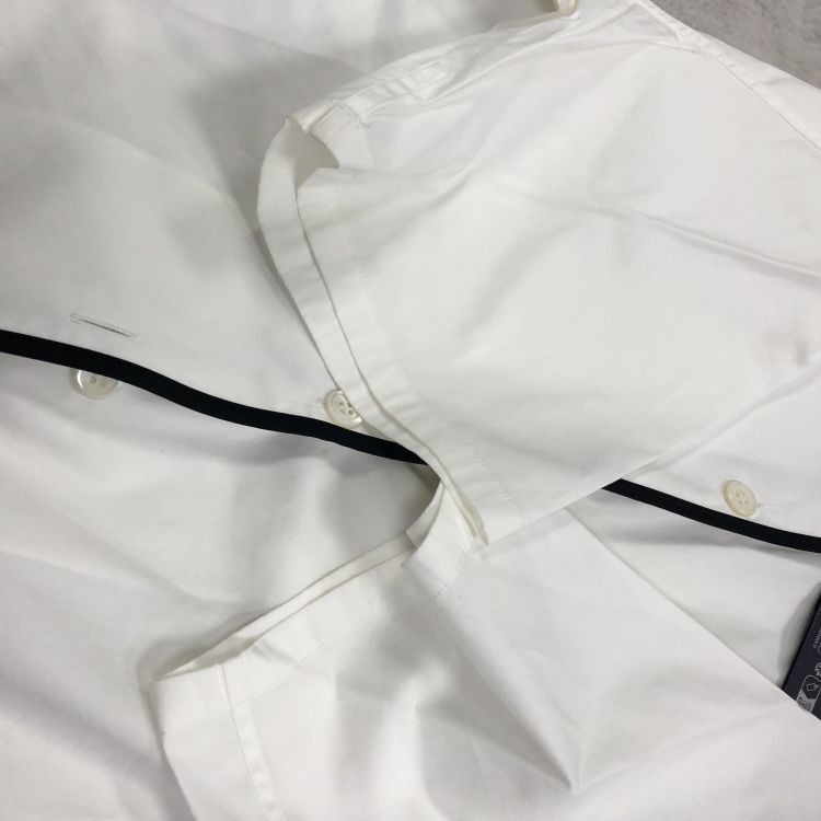 Prada Prada White Logo Button Up Shirt Size 38 Size XS / US 0-2 / IT 36-38 - 7 Thumbnail