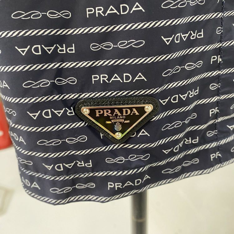 Prada Prada Logo Print Re-Nylon Shorts Size 36 Size 25" / US 0 / IT 36 - 7 Thumbnail
