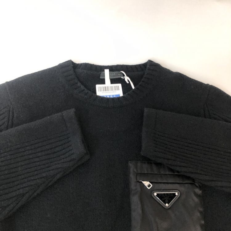 Prada Prada Nylon Pocket Sweater Size 48 Size US M / EU 48-50 / 2 - 10 Thumbnail