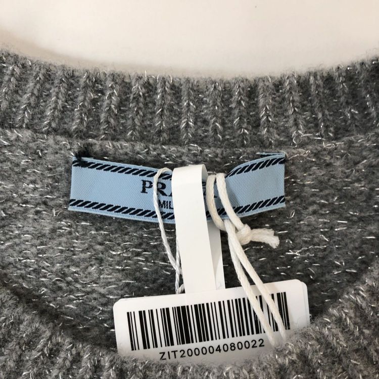 Prada Prada Logo Cashmere Blend Sweater Size 38 Size XS / US 0-2 / IT 36-38 - 3 Thumbnail