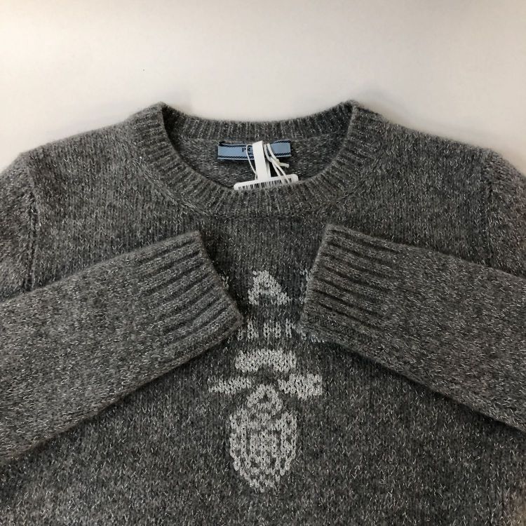Prada Prada Logo Cashmere Blend Sweater Size 38 Size XS / US 0-2 / IT 36-38 - 11 Thumbnail