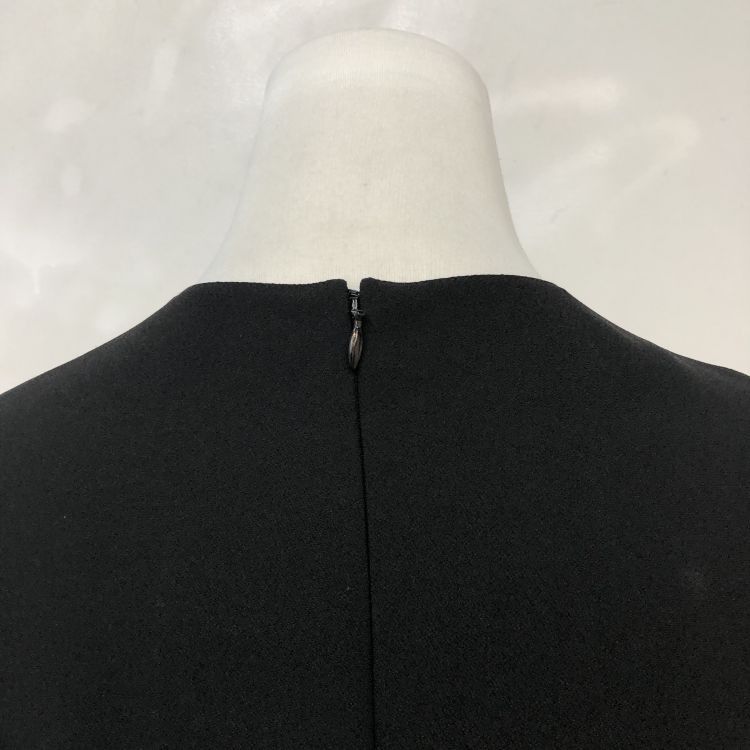 Prada Prada Black Logo Plate Buckle Belt Dress Size 38 Size XS / US 0-2 / IT 36-38 - 14 Thumbnail