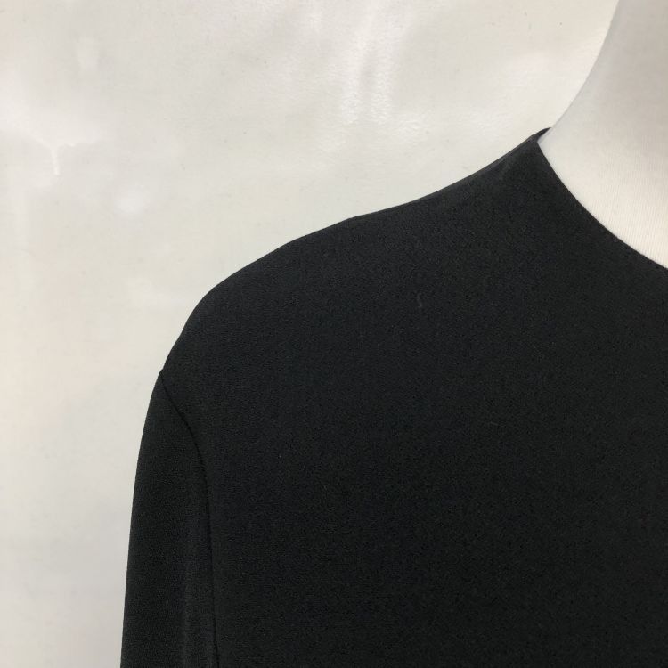 Prada Prada Black Logo Plate Buckle Belt Dress Size 38 Size XS / US 0-2 / IT 36-38 - 9 Thumbnail