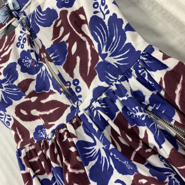Prada Prada Floral Midi Dress Size 40 Size S / US 4 / IT 40 - 7 Thumbnail