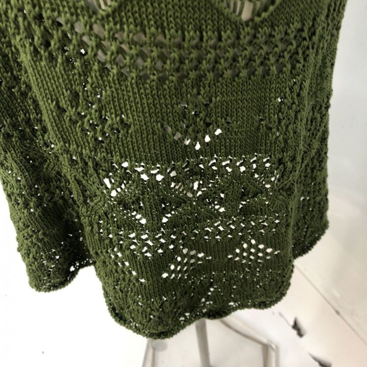 Prada Prada Green Knit Lace-Up Midi Dress Size 40 Size S / US 4 / IT 40 - 9 Thumbnail