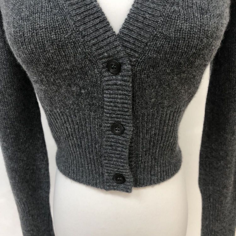 Prada Prada Grey Cashmere Cardigan Size 38 Size XS / US 0-2 / IT 36-38 - 7 Thumbnail