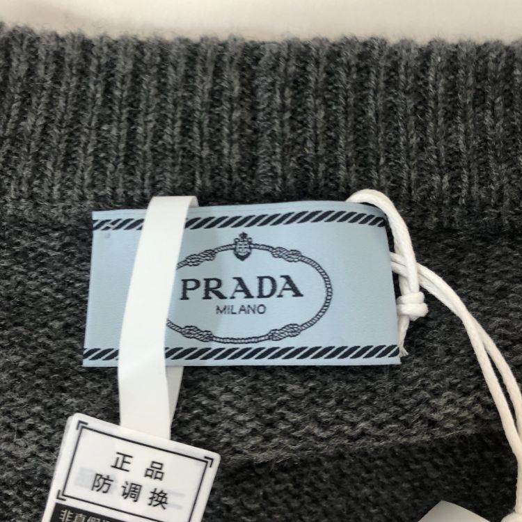 Prada Prada Grey Cashmere Cardigan Size 38 Size XS / US 0-2 / IT 36-38 - 3 Thumbnail