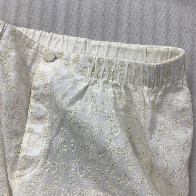Gucci Gucci GG Logo Embroidered Shorts Size 38 Size 26" / US 2 / IT 38 - 9 Thumbnail