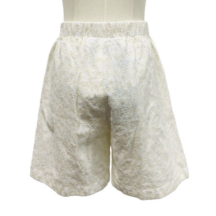 Gucci Gucci GG Logo Embroidered Shorts Size 38 Size 26" / US 2 / IT 38 - 2 Thumbnail