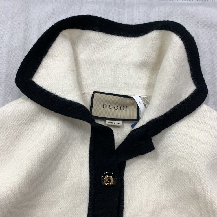 Gucci Gucci Embroidered Contrast Trim Sweater Size XS Size XS / US 0-2 / IT 36-38 - 7 Thumbnail