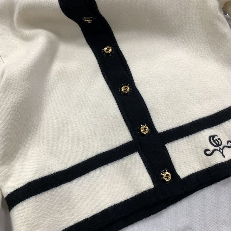 Gucci Gucci Embroidered Contrast Trim Sweater Size XS Size XS / US 0-2 / IT 36-38 - 9 Thumbnail