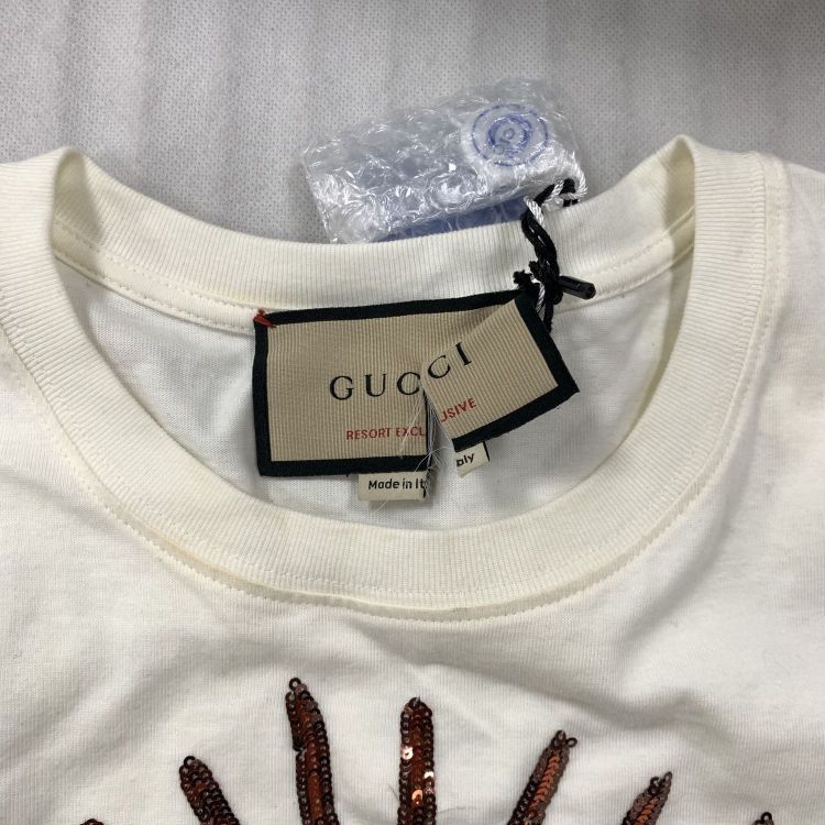 Gucci Gucci Sequin Sun T-Shirt XS Size XS / US 0-2 / IT 36-38 - 10 Thumbnail