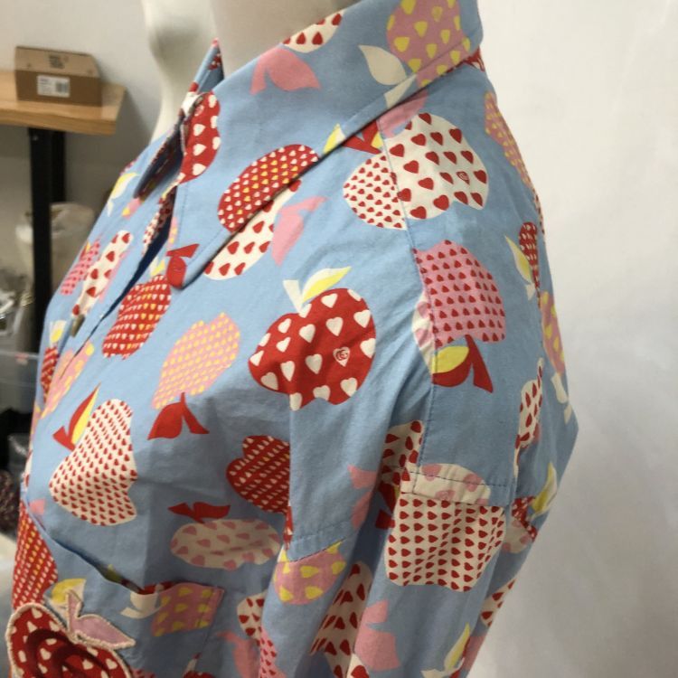 Gucci Gucci Apple Heart Print Button Up Shirt IT 40 Size S / US 4 / IT 40 - 6 Thumbnail