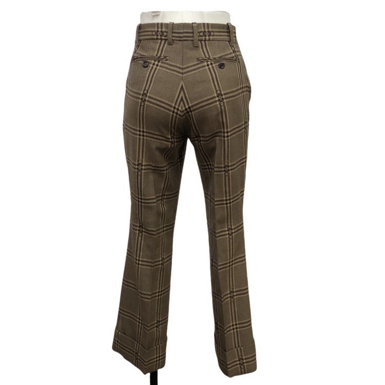 Gucci Gucci Monogram Wool Pants Size 38 Size 26" / US 2 / IT 38 - 2 Thumbnail