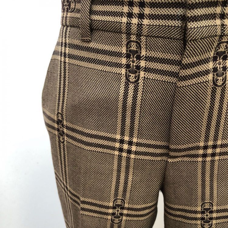Gucci Gucci Monogram Wool Pants Size 38 Size 26" / US 2 / IT 38 - 7 Thumbnail