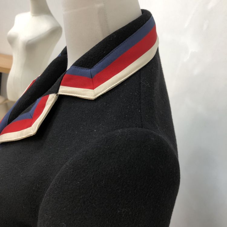Gucci Gucci Web Trim Wool Coat Size 38 Size XS / US 0-2 / IT 36-38 - 7 Thumbnail