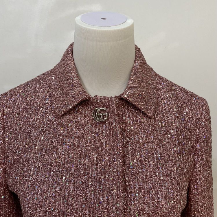 Gucci Gucci Sequined Tweed Jacket IT 40 Size S / US 4 / IT 40 - 7 Thumbnail