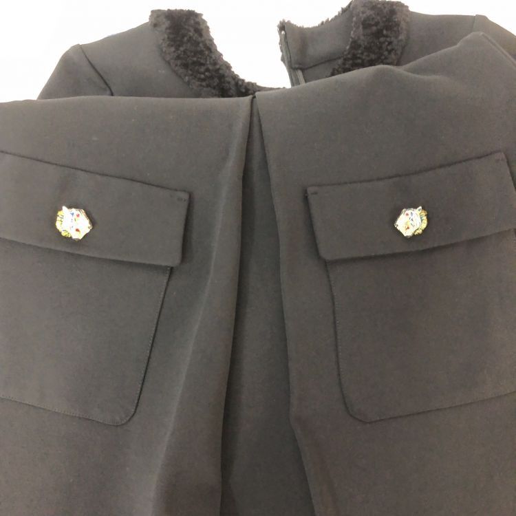 Gucci Gucci Faux Fur Chain Detail Dress XS Size XS / US 0-2 / IT 36-38 - 13 Thumbnail