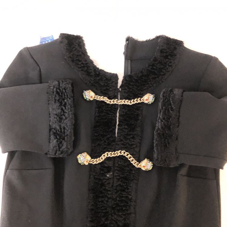 Gucci Gucci Faux Fur Chain Detail Dress XS Size XS / US 0-2 / IT 36-38 - 12 Thumbnail