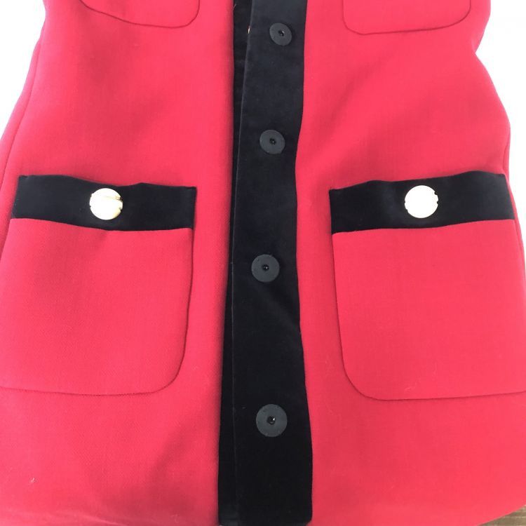 Gucci Gucci Red Velvet Trim Coat Size 36 Size XS / US 0-2 / IT 36-38 - 13 Thumbnail
