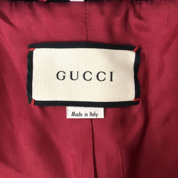 Gucci Gucci Red Velvet Trim Coat Size 36 Size XS / US 0-2 / IT 36-38 - 3 Thumbnail
