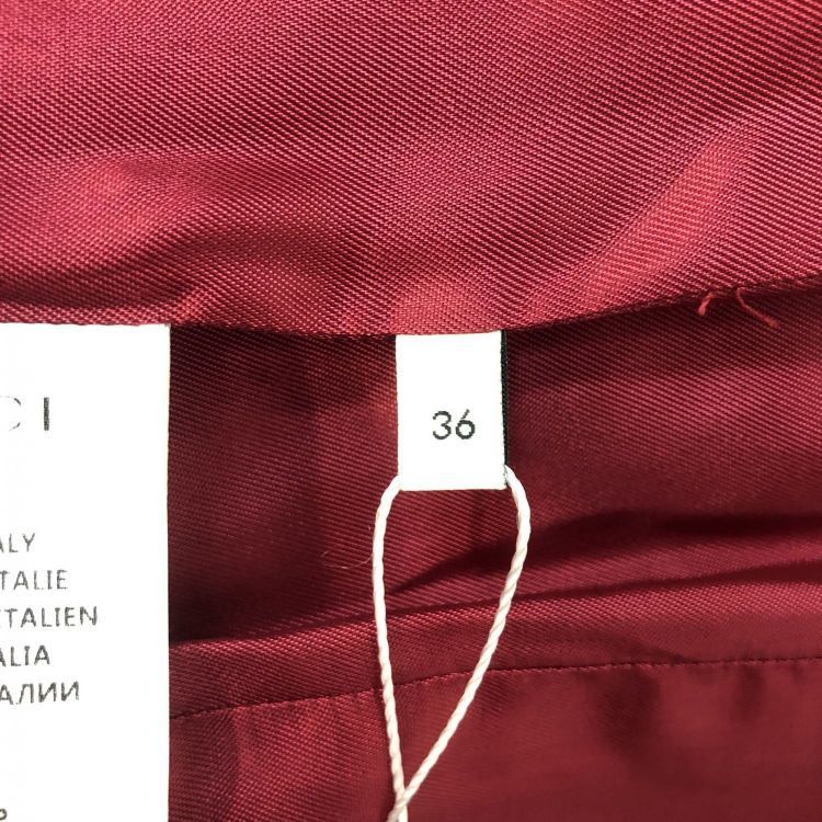 Gucci Gucci Red Velvet Trim Coat Size 36 Size XS / US 0-2 / IT 36-38 - 4 Thumbnail