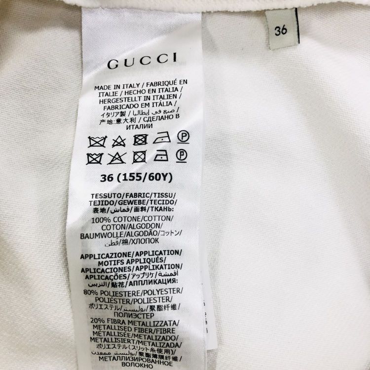 Gucci Gucci White Button Front Mini Skirt Size 36 Size 25" / US 0 / IT 36 - 4 Thumbnail