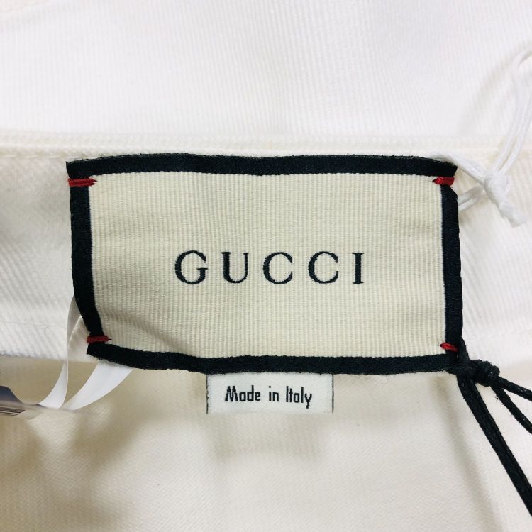 Gucci Gucci White Button Front Mini Skirt Size 36 Size 25" / US 0 / IT 36 - 3 Thumbnail