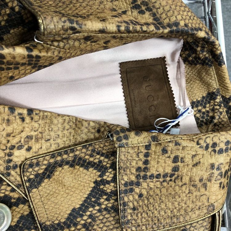 Gucci Gucci Snakeskin Print Trench Coat Size 42 Size M / US 6-8 / IT 42-44 - 6 Thumbnail