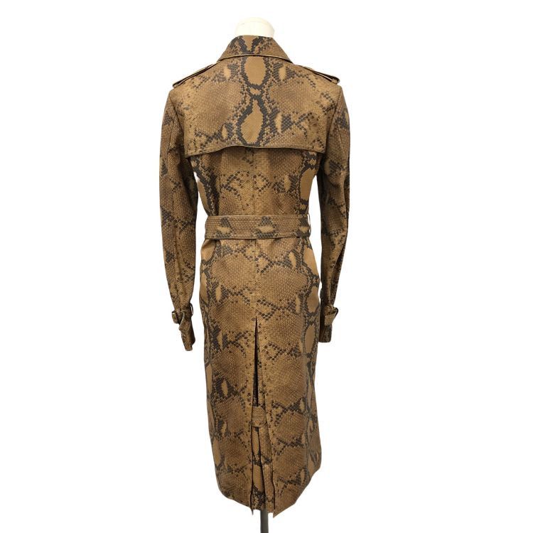 Gucci Gucci Snakeskin Print Trench Coat Size 42 Size M / US 6-8 / IT 42-44 - 2 Thumbnail