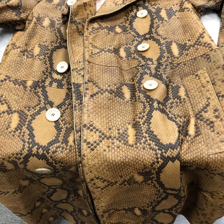 Gucci Gucci Snakeskin Print Trench Coat Size 42 Size M / US 6-8 / IT 42-44 - 7 Thumbnail