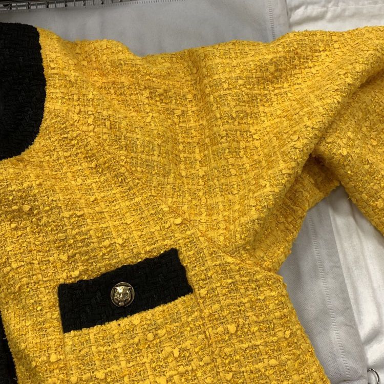 Gucci Gucci Yellow Tweed Jacket Size 42 Size M / US 6-8 / IT 42-44 - 8 Thumbnail