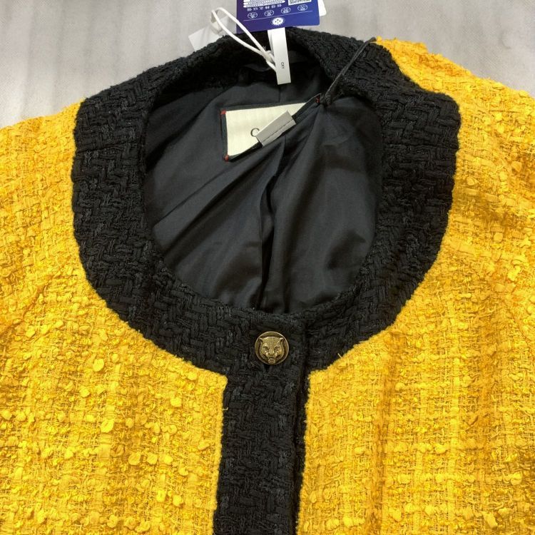 Gucci Gucci Yellow Tweed Jacket Size 42 Size M / US 6-8 / IT 42-44 - 7 Thumbnail
