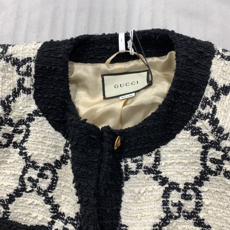 Gucci Gucci Monogram Tweed Jacket Size 38 Size XS / US 0-2 / IT 36-38 - 7 Thumbnail