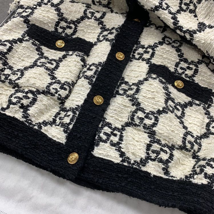 Gucci Gucci Monogram Tweed Jacket Size 38 Size XS / US 0-2 / IT 36-38 - 9 Thumbnail