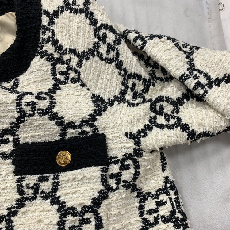 Gucci Gucci Monogram Tweed Jacket Size 38 Size XS / US 0-2 / IT 36-38 - 10 Thumbnail
