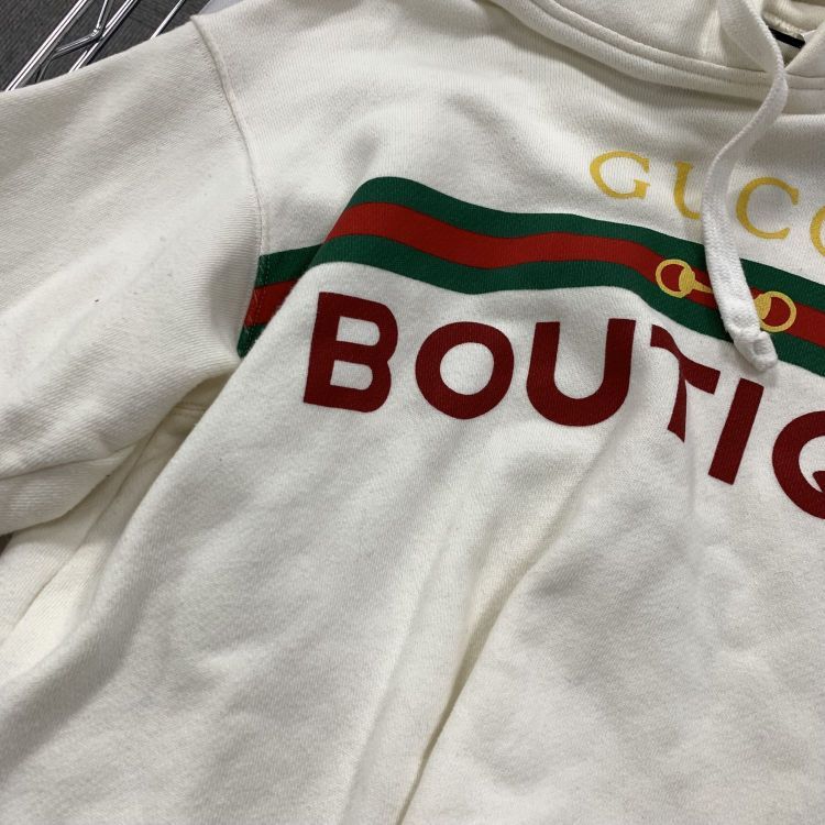 Gucci Gucci Boutique Logo Hoodie XS Size XS / US 0-2 / IT 36-38 - 6 Thumbnail