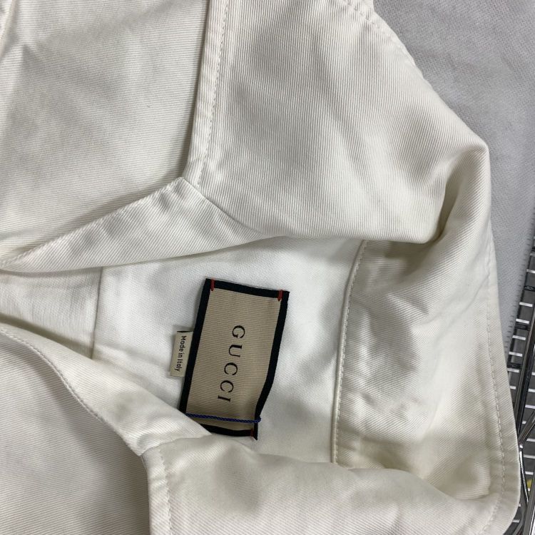 Gucci Gucci White Zip Front Midi Dress Size 42 Size M / US 6-8 / IT 42-44 - 8 Thumbnail