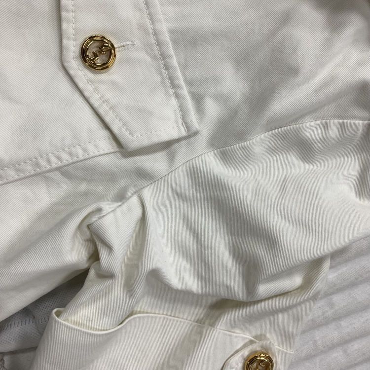 Gucci Gucci White Zip Front Midi Dress Size 42 Size M / US 6-8 / IT 42-44 - 7 Thumbnail
