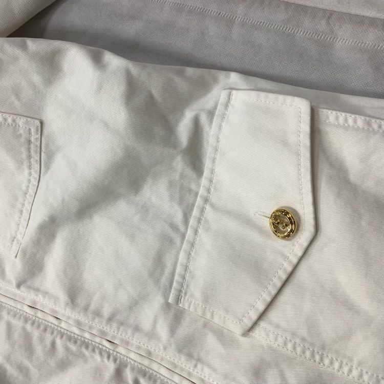Gucci Gucci White Zip Front Midi Dress Size 42 Size M / US 6-8 / IT 42-44 - 9 Thumbnail