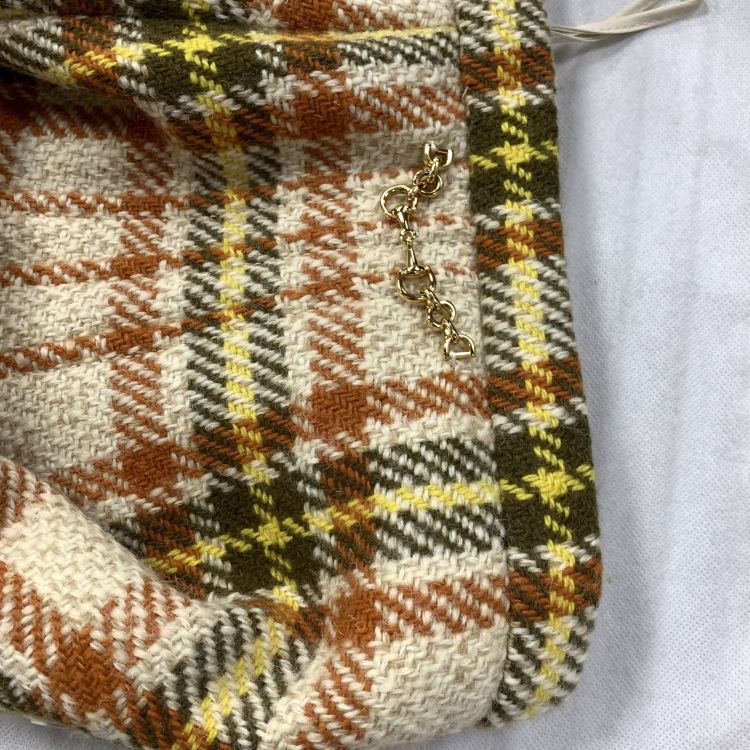Gucci Gucci Plaid Wool Mini Skirt Size 42 Size 28" / US 6 / IT 42 - 6 Thumbnail